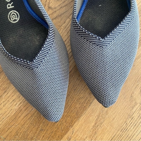 Rothy’s THE POINT flat grey size 9.5 - Picture 8 of 15